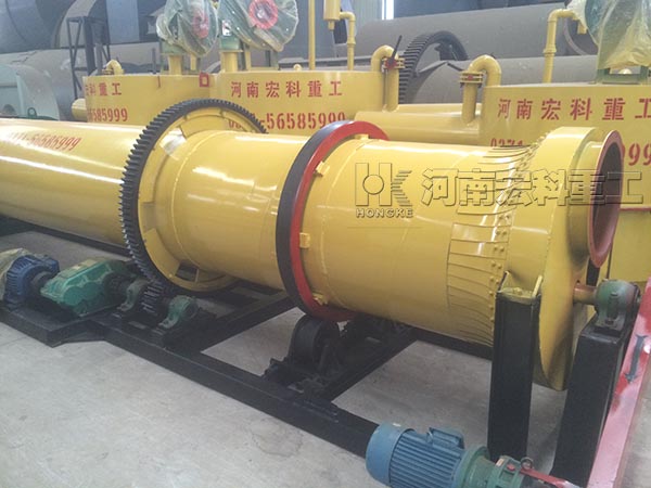  山東的客戶，您采購的0.8x6m雞糞烘干機已發(fā)出